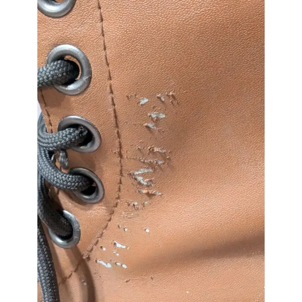 SOREL 1964 Premium Leather WATERPROOF Insulated Snow Boots Mens US Sz 8 TAN